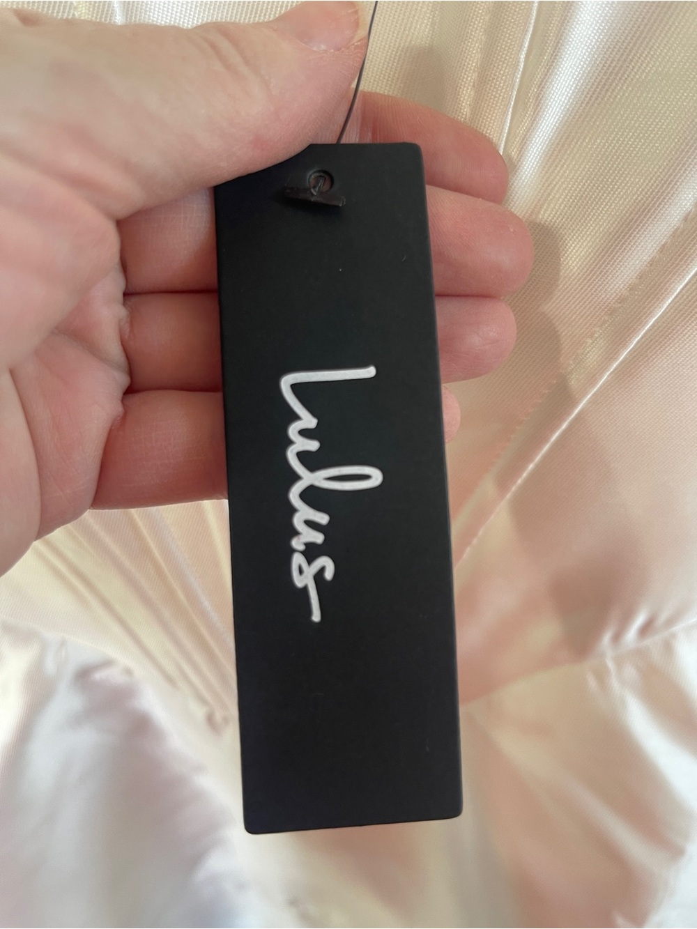 Lulu’s Bubbly Love SmallWhite Taffeta Corset Mini Dress Fit & Flare - Picture 8 of 8